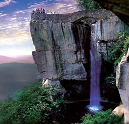 Waterfall in Northwest Georgia mountains